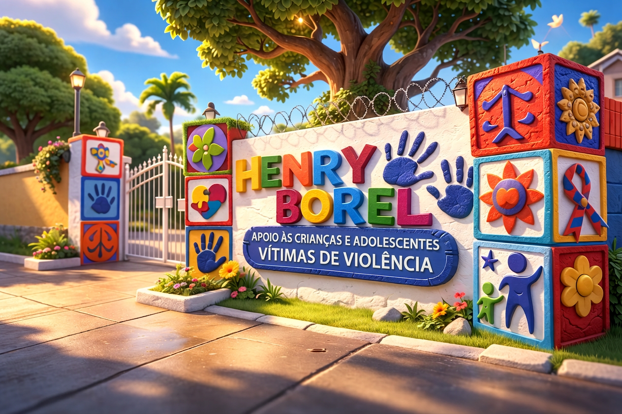 Fachada do Instituto Henry Borel - Apoio às Crianças e Adolescentes Vítimas de Violência